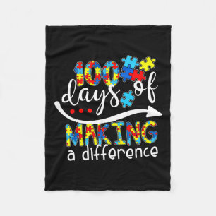 Manta Polar Sensibilización Sobre El Autismo Diferencias 100 D