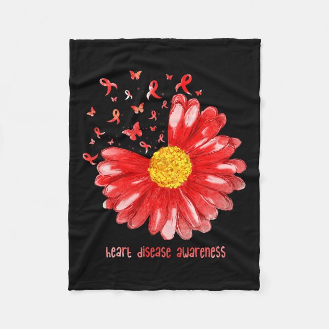 Manta Polar Sensibilización sobre la enfermedad cardíaca de la (Anverso)