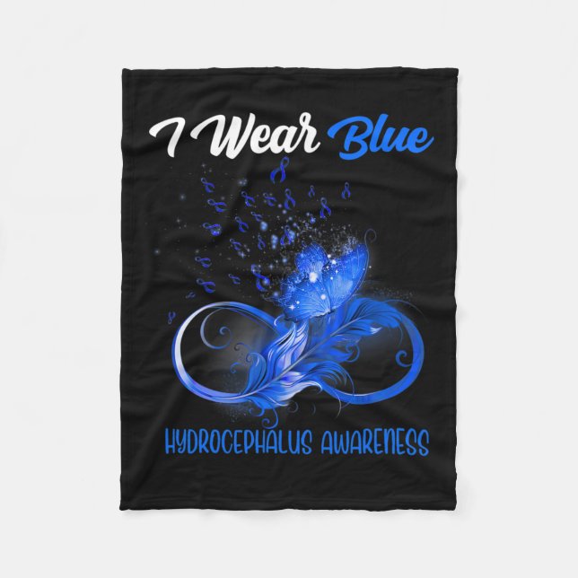 Manta Polar Sensibilización sobre la piel de cinta hidrocefáli (Anverso)