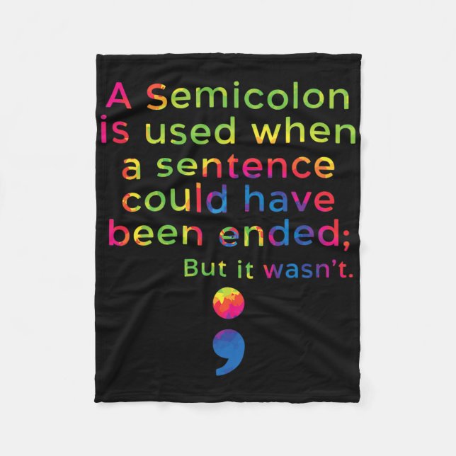 Manta Polar Sensibilización sobre la prevención del suicidio D (Anverso)