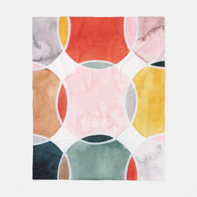 Manta Polar Sentido - Patrón de círculo (Anverso)