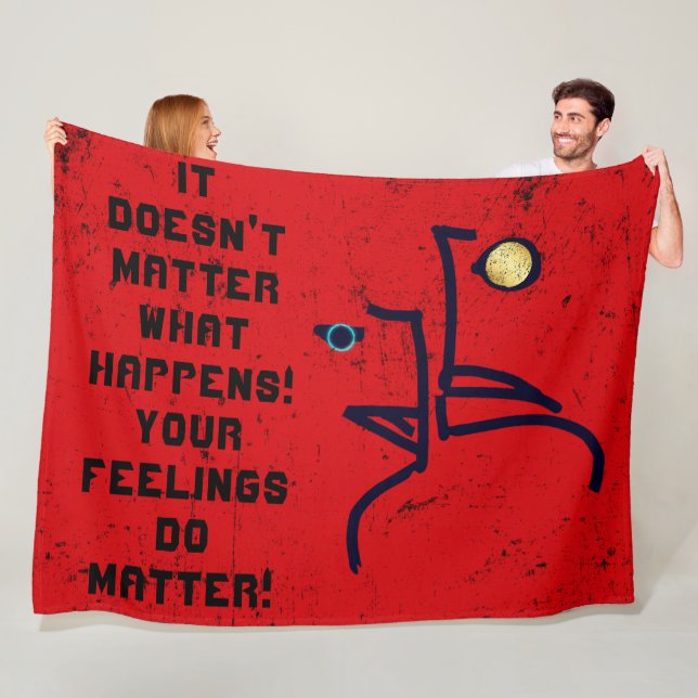 Manta Polar ¡SENTIMIENTOS IMPORTANTES Fleece Blanket! (In situ)
