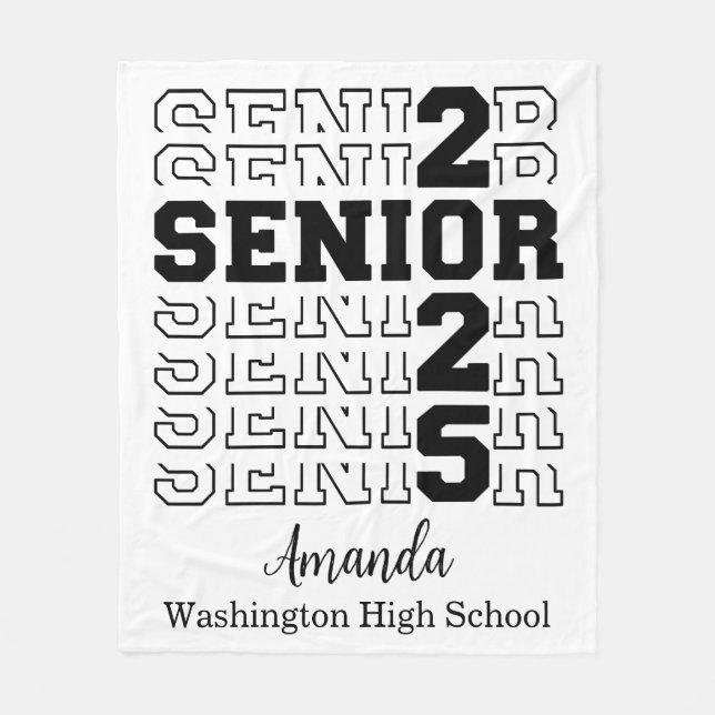 Manta Polar Séptimo Velveteen Plush Blanket 2025, personalizad (Anverso)