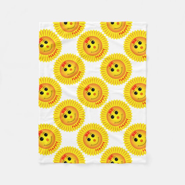 Manta Polar Ser feliz (Anverso)