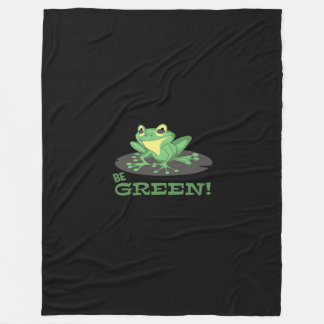 Manta Polar Ser Rana Verde | Rana Personalizado | Gracioso Fro