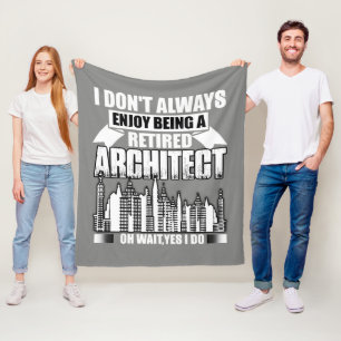 Manta Polar Ser Un Arquitecto Retirado Fleece Blanket Fleece