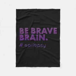 Manta Polar Ser valiente Epilepsia Día de Conciencia Mes 1
