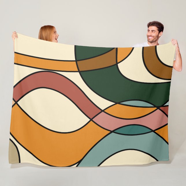 Manta Polar Serene Savanna Gentle Abstract Modern Earthy  (In situ)