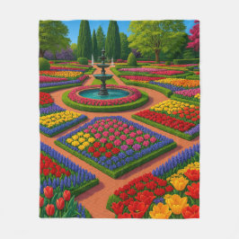 Manta Polar Serenidad Jardín - Vibes Primavera