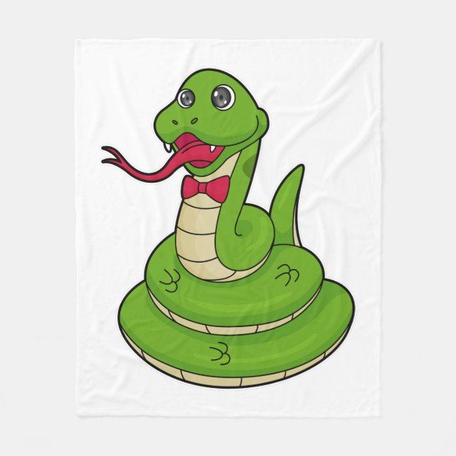 Manta Polar Serpiente con corbata (Anverso)