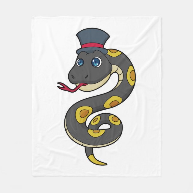 Manta Polar Serpiente con Gorra (Anverso)