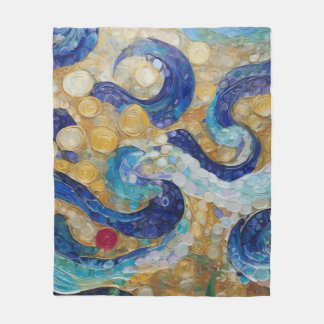 Manta Polar Serpientes de agua de Klimt