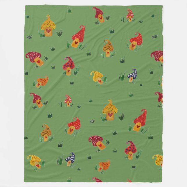 Manta Polar Setas Dibujando Fleece Blanket, Grande (Anverso)