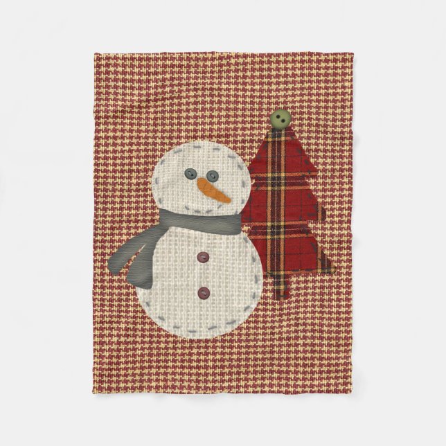 Manta Polar Sew Navidades Fleece Blanket (Anverso)