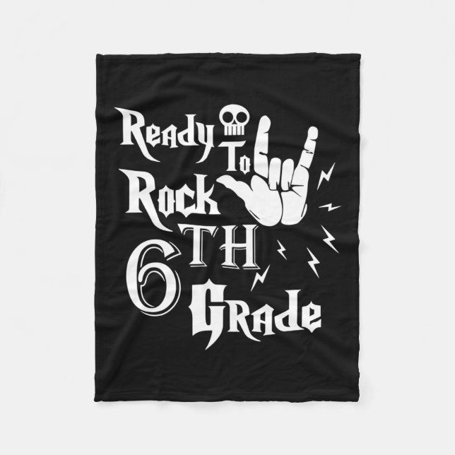 Manta Polar Sexto Grado Listo Para Rodar El Sexto Grado De Vue (Anverso)