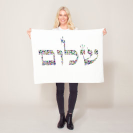 Manta Polar Shalom hecho con piedras preciosas en todos los co