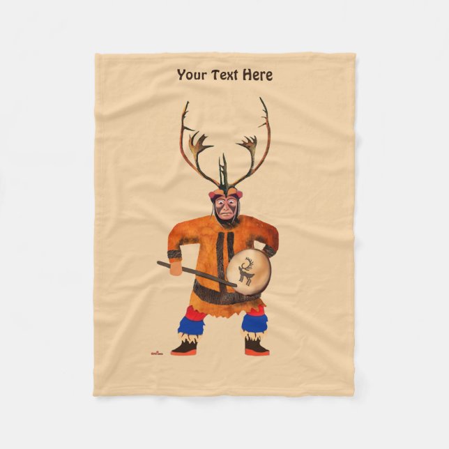 Manta Polar Shaman tamborilero (Anverso)