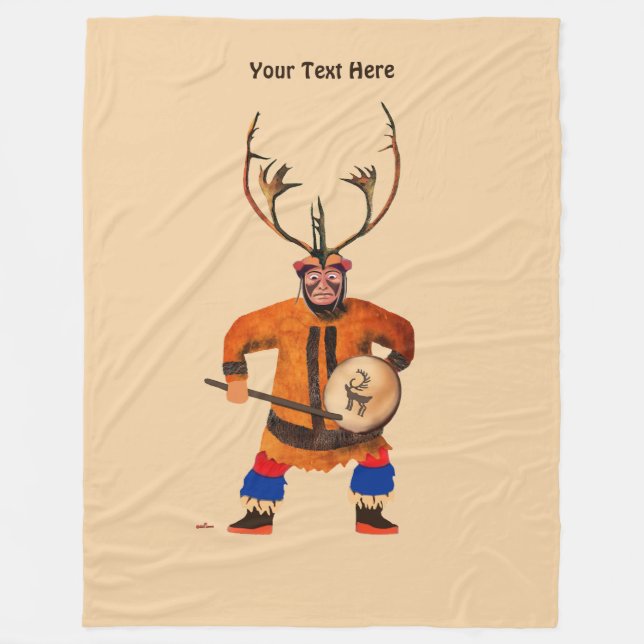 Manta Polar Shaman tamborilero (Anverso)