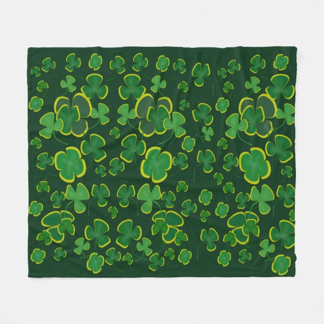 Manta Polar Shamrock Fleece Blanket (Frente (Horizontal))