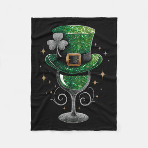 Manta Polar Shamrock Wine Gles Bebe St Patricks Day Irlandés