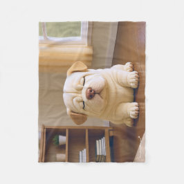 Manta Polar Shar Pei Puppy - Soft Serenity by WangWang