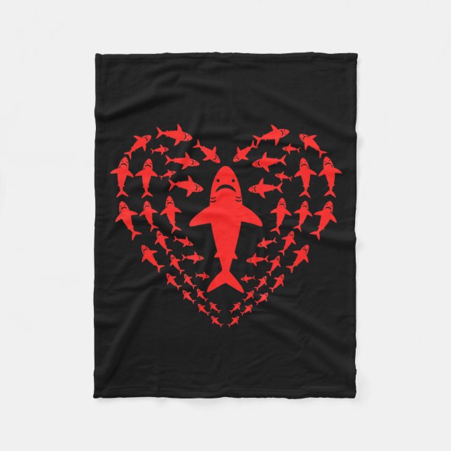 Manta Polar Shark heart kids sea creature valentine graphic  (Anverso)