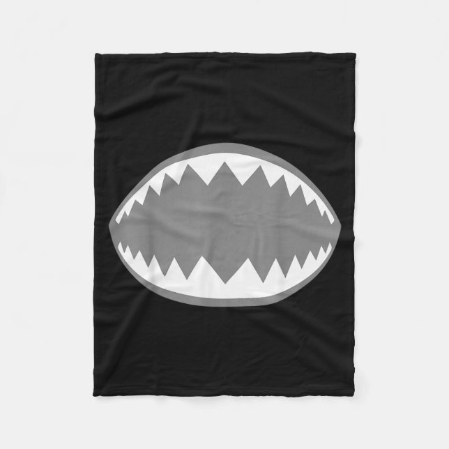 Manta Polar Shark Jaw Shirt Adult Kids Men Women Shark Mouth C (Anverso)