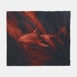 Manta polar Shark Red 50 x 60