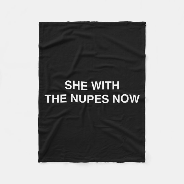 Manta Polar She With The Nupes Now Kappa Funny Gift Novelty Bi (Anverso)