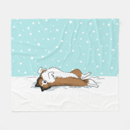 Manta Polar Sheepdog de Shetland en festividad de perro confit