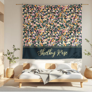 Manta Polar Shelby Rosa Dainty Cottagecore Ditsy