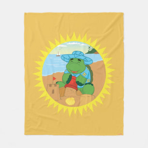 Manta Polar Sheldon en la playa