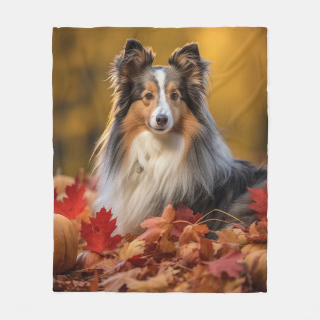 Manta Polar Sheltie Autumn (Anverso)