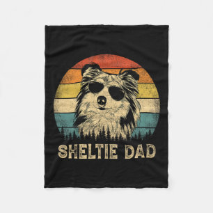 Manta Polar Sheltie Dad Dog Ama el Día del Padre