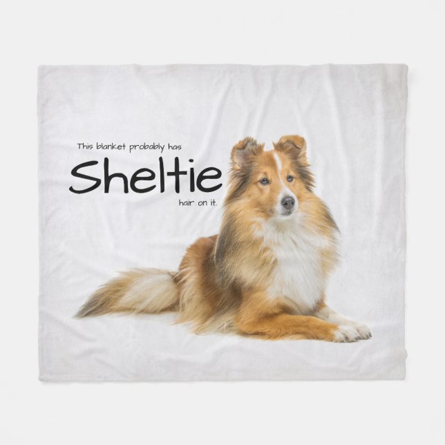 Manta Polar Sheltie Hair (Frente (Horizontal))