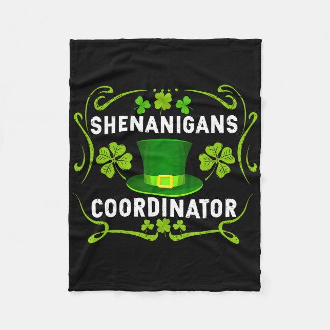 Manta Polar Shenanigans Coordinator Funny Teacher St Patrick's (Anverso)