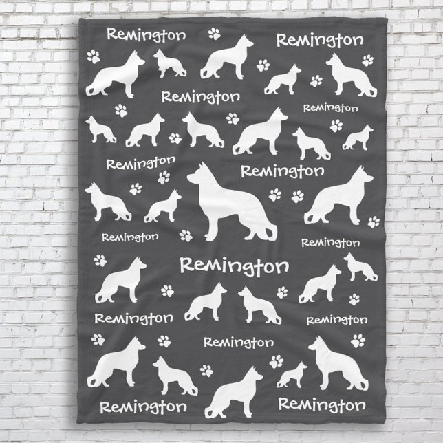 Manta Polar Shepherd Blanket | Regalo Leal y Amante (German Shepherd dog blanket for GSD lovers)