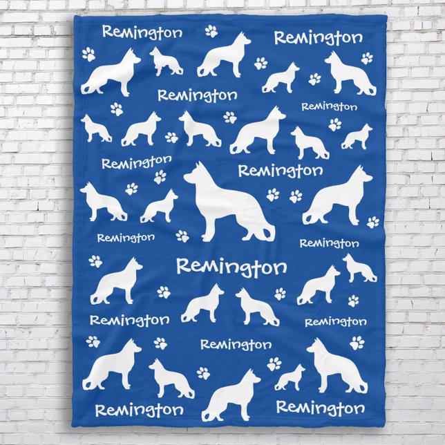 Manta Polar Shepherd Blanket | Regalo Leal y Amante (German Shepherd Dog Blanket - GSD Mom gift )