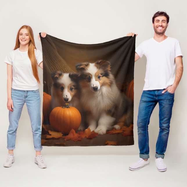 Manta Polar Shetland Sheepdog Puppy Autumn Delight Pumpkin (In situ)