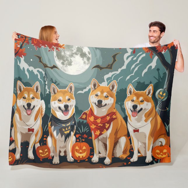 Manta Polar Shiba Inu Halloween Spooky (In situ)