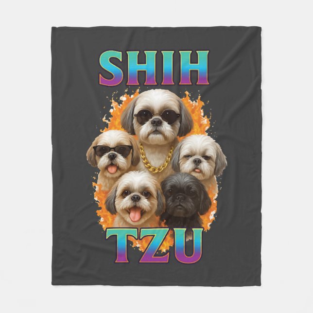 Manta Polar Shih Tzu  (Anverso)