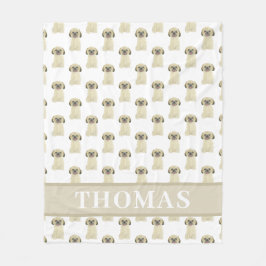 Manta Polar Shih Tzu (Blonde Tan Golden) Tan personalizado