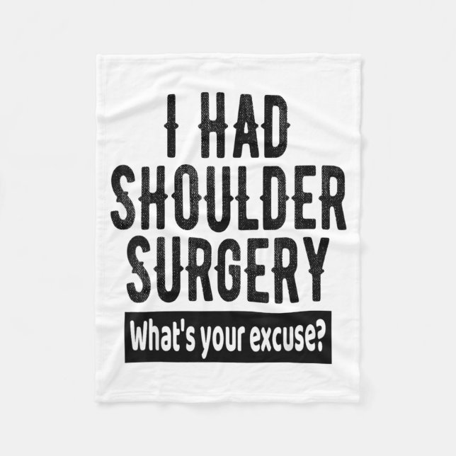 Manta Polar Shoulder Surgery Recovery Quote Funny Get Well Soo (Anverso)