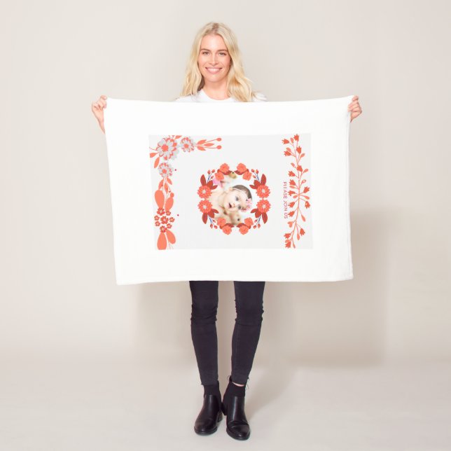 Manta Polar ¡Showering_ [Nombre de la futura mamá] con amor! (In situ)