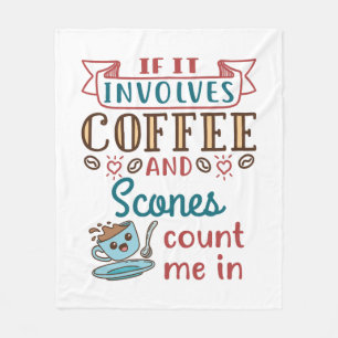 Manta Polar Si involucra café y conde scones me contará