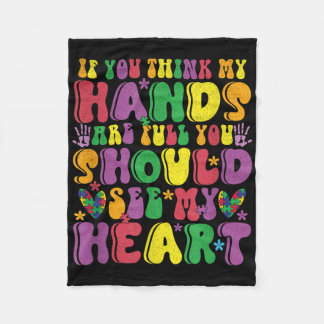 Manta Polar Si Piensas Que Mis Manos Están Completas Mira Mi A