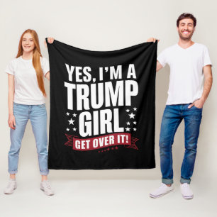 Manta Polar Sí, soy una chica de Trump, supéralo, elecciones 2