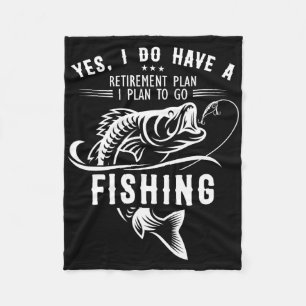Manta Polar Sí, Tengo Un Plan De Jubilación Pescado Gracioso