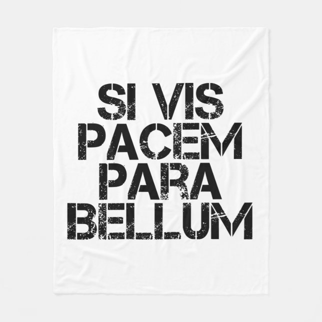 Manta Polar Si Vis Pacem Para Bellum (Anverso)