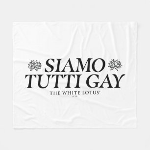 Manta Polar Siamo Tutti Gay - El Lotus blanco